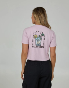 Salty Crew Ocean Spray Crop Tee