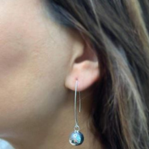 Stones Silver: Stones & Silver Stirling Silver Ball Marq Hook