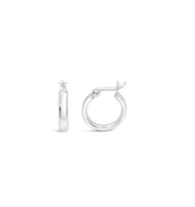 Stones & Silver Stirling Silver Hoop 13mm