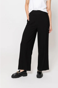 Womans Pants: Billie The Label Essential Wide Leg Cropped Pants