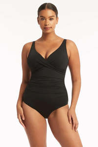 New Arrivals 1: Sea Level Essentials Edit Cross Front One Piece