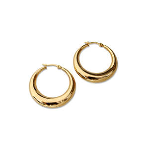 Fabuleux Vous Hooplah Hollow Hoop Earrings