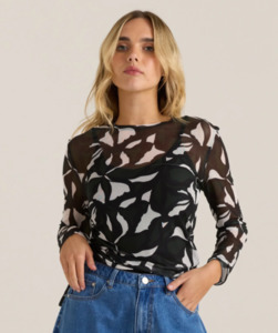 SASS Tarni Mesh Top