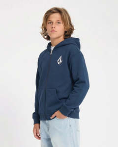 Volcom Iconic Stone Gid Zip Hood - Youth