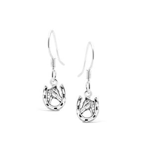 Gifting: Stones & Silver Stirling Silver Horse Shoe Earrings