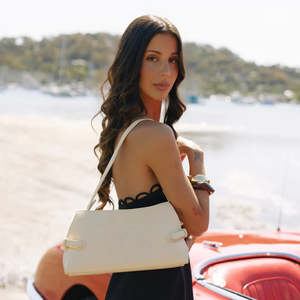 Black Caviar: Black Caviar Messina East West Crossbody Bag