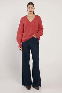 Fate Becker: Fate & Becker Remy V Neck Jumper