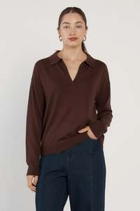 Fate Becker: Fate + Becker  Solenne Polo Knit
