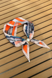 Accessories 1: Antler Pearl Bow Fasten Neck Tie