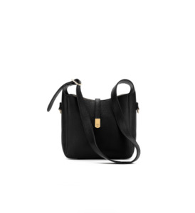 Accessories 1: Black Caviar Tyra Chiffon Mini Crossbody Bag
