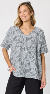 Clarity Tapestry Print Top