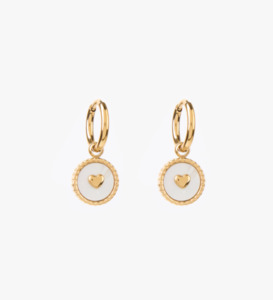 Under 50: Stella & Gemma Earrings Pendent Mini Heart