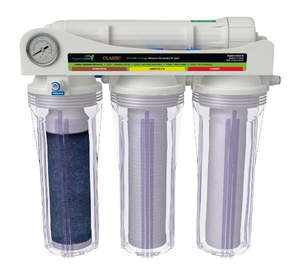 Aquatic Life Classic 100 GPD, 4 Stage Carbon Plus RO/DI Unit