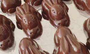 Snacks: Vegan Gooey Chocolate Bunny