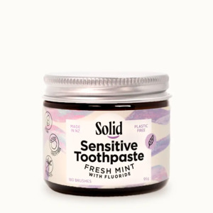 Solid Fluoride Toothpaste Jar 100g (Sensitive)