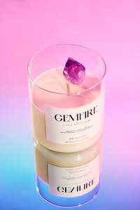 Locally Made For Your Home: Crystal Candle Gem of Fire