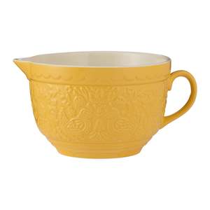 Bakeware Enamelware: Mason Cash Home to Roost Yellow Batter Bowl