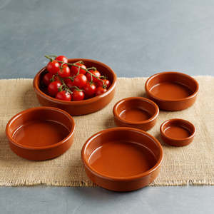 Table: Spanish Terracotta Tapas Dishes