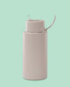 Reusables Jars: Frank Green 34oz Moon Dust with Straw Lid