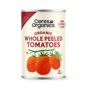 Organic whole Tomatoes 400g