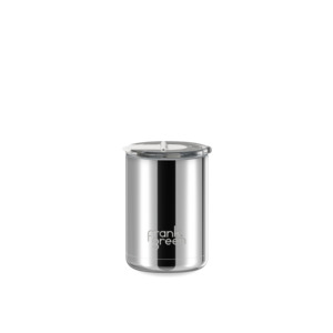 Frank Green Cup Hinged Lid Chrome Cloud 12oz