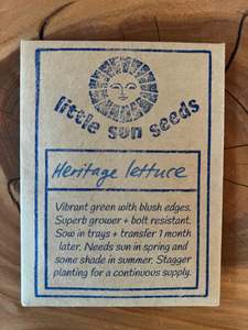 Household: Little Sun Seeds Heritage Lettuce