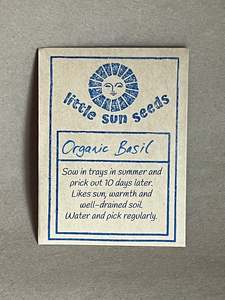Little Sun Seeds Organic Basil