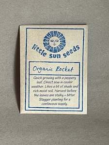 Little Sun Seeds Organic Rocket