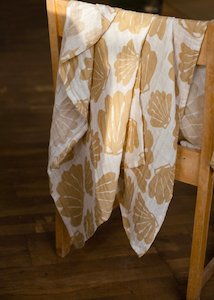 SNÄCKA Muslin Blanket, Sand