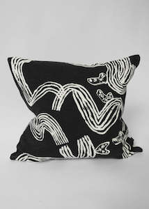 Cushions: Tiger Cushion Cover, Black