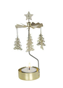 Angle Chime Christmas Tree, Gold