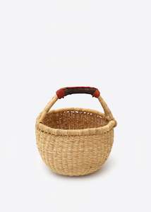 Re Form Select: Round Bolga Basket – Small Diameter 25cm