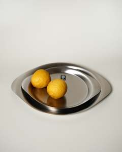 Tableware: Sori Yanagi Stainless Steel Serving Platter