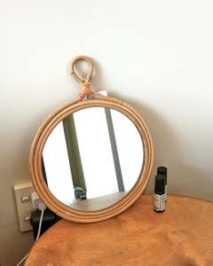 Selected Favourites: Japanese Rattan Woven Hanging Mirror