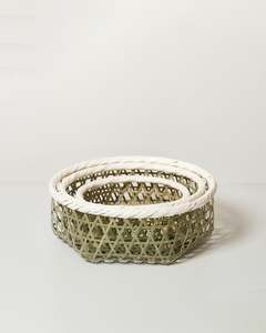 Kitchenwares: Hexagonal Bamboo Basket