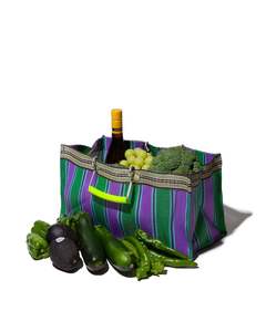 Puebco Recycled Plastic Stripe Bag / Wide