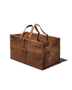Puebco Waxed Canvas Large Bag - Brown