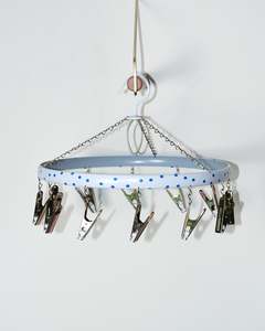All: Japanese Circle Clothes Hanger with 12 Clips