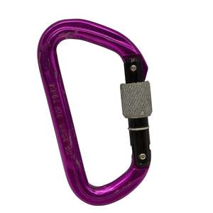 Climb: Camp Italy Locking Carabiner – Purple
