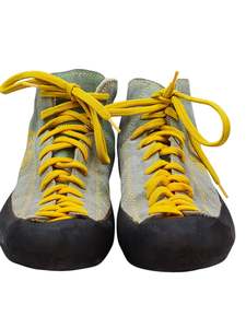 Asolo Climbing Shoes – Mid-Top Lace-Up – Supportive Fit (Yellow/Grey)