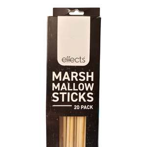Camping: Effects Bamboo Marshmallow Sticks 100 cm - 20 Pack