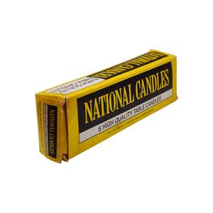 National Candles White Table Candles - Opened Box