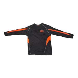 Camping: Game Gear Long-Sleeve Outdoor Top - M - Black and Orange