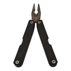 Camping: Folding Pliers Multi-Tool with Pouch - Black