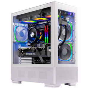 Prebuilt Gaming Pcs: Freya's Serenity Gaming PC - RX 7800X3D, RTX4080, 64GB DDR5, 4TB NVMe, Windows 11 - Brand New