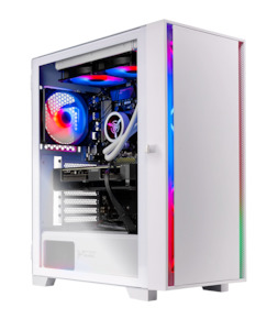 Prebuilt Gaming Pcs: Sif's Radiance Gaming PC - RTX 4060 Ti, Ryzen 7 5700x, 16GB DDR4, 1TB NVMe, Windows 11 - Brand New