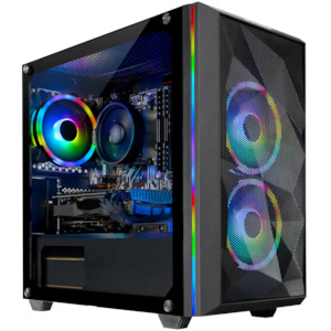 Prebuilt Gaming Pcs: Ullr's Precision Gaming PC - RTX 4060, Ryzen 5 5600, 16GB DDR4, 1TB NVMe, Windows 11 - Brand New
