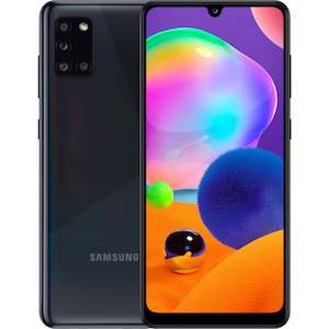 Refurbished Mobile Phones: Samsung Galaxy A31 – 6.4” Smartphone, 128GB Storage, 48MP Quad Camera, 5000mAh Battery, Android – Excellent Condition