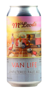 Beer Nz Craft: McLeod's Van Life Unfiltered Pale Ale 440ml