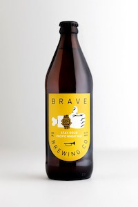 All Wheat Beer: Brave Brewing Stay Gold Pacific Ale 500ml